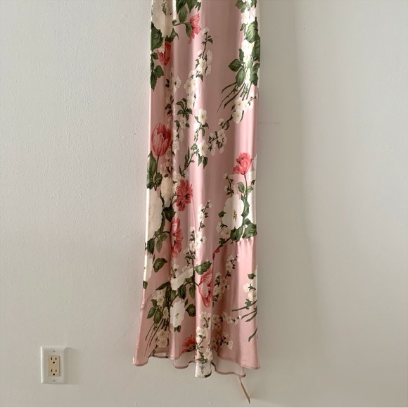 NWT Reformation Parma Silk Dress Rose Garden - Picture 8 of 16
